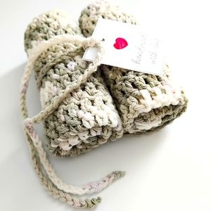 100% Cotton Dishcloths Gift Set of 2